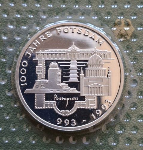 Silber münze 1000 jahre - 10, dm