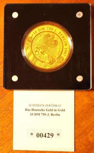 Münze das deutsche - deutsche, in