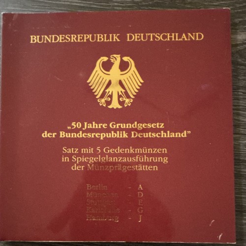 Gedenkmünzen satz 1999 - 10,