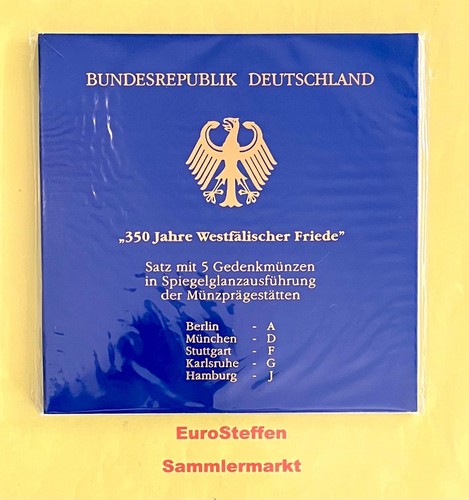Gedenkmünzen satz 1998 - satz,