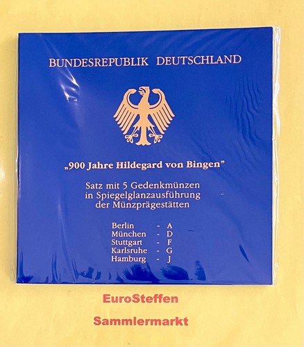 Gedenkmünzen satz 1998 - 10,